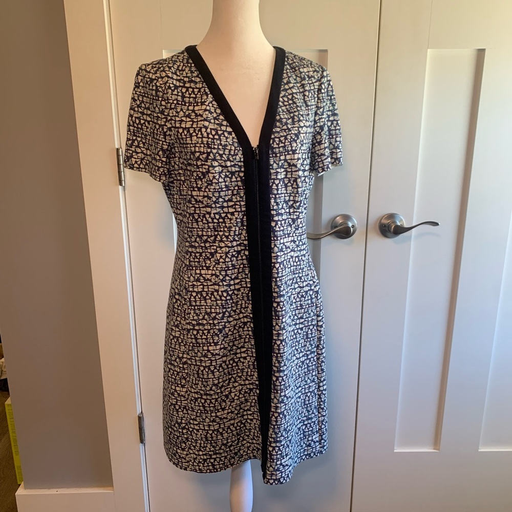 Tory Burch Blue Dress Style# 11152404 Size Medium - Picture 2 of 12